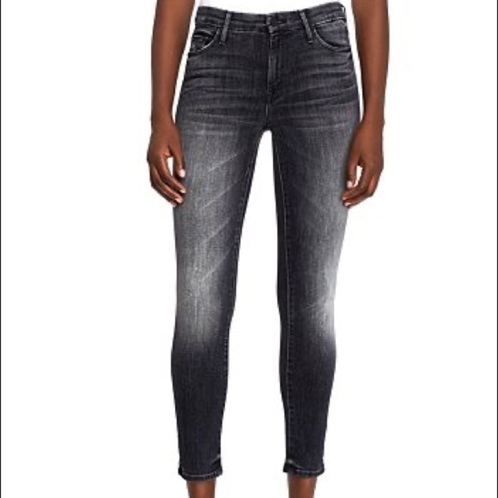 Mother Denim High Waisted Looker Ankle Jeans